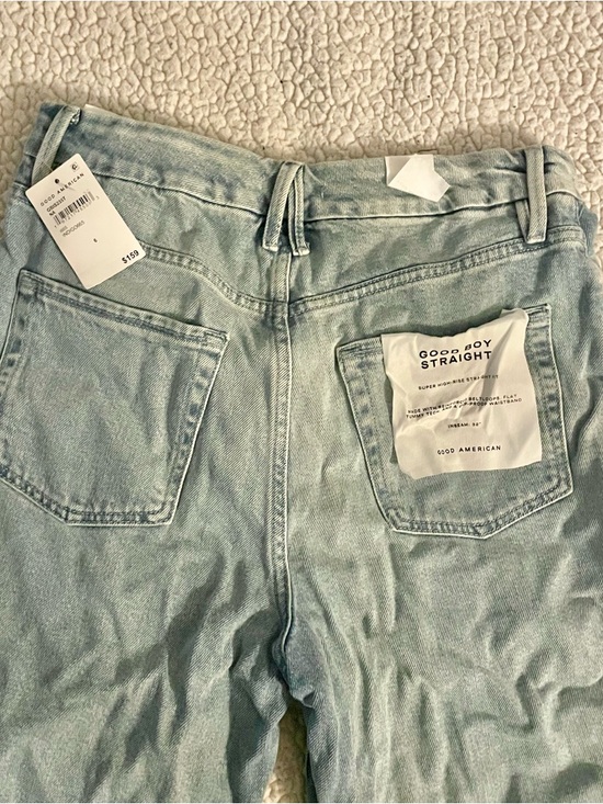 NWT Good American “Good Boy” High Waist Jeans - Picture 6 of 7